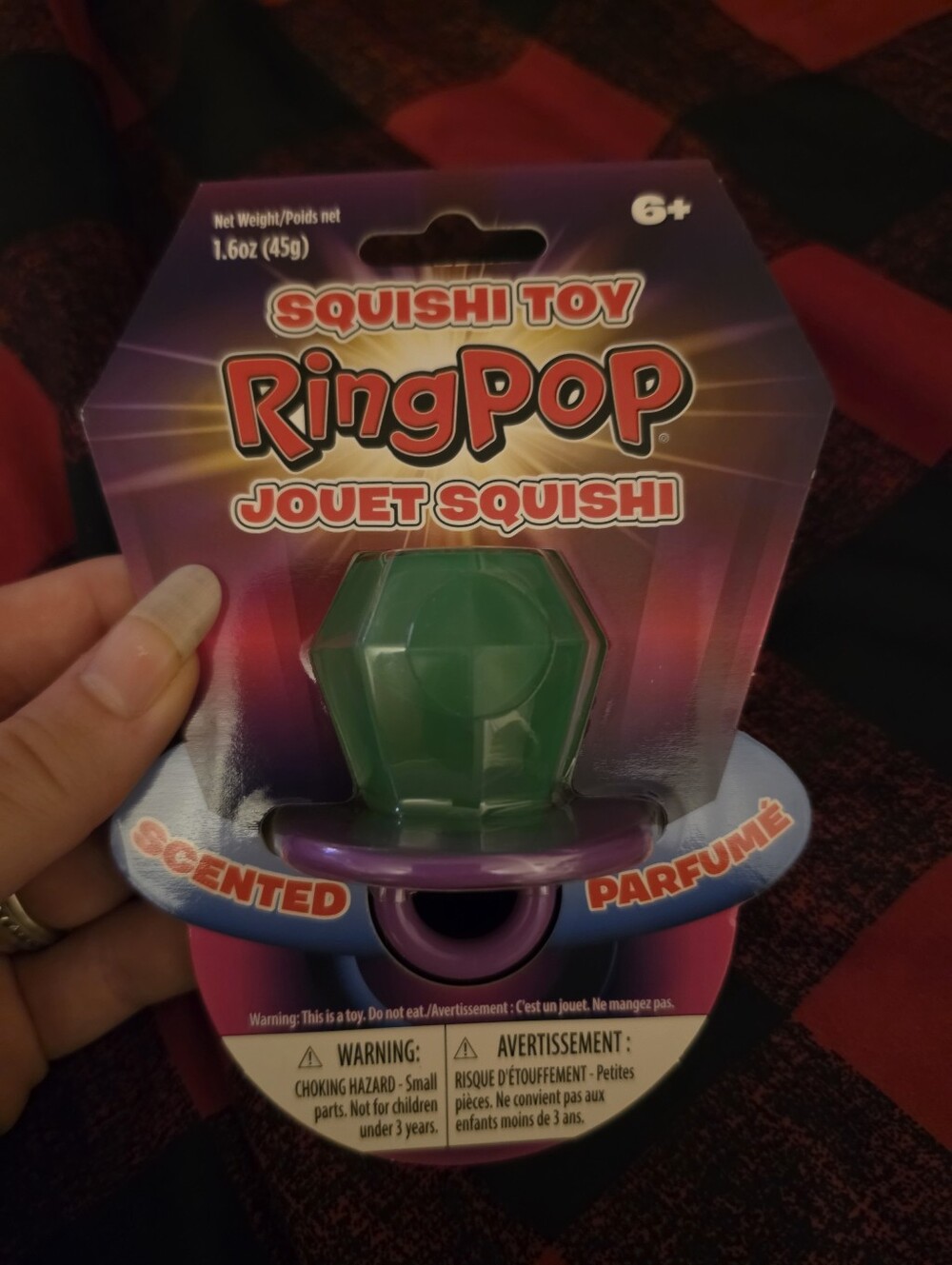 Green Ring Pop Scented Squishi Toy